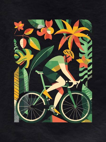 Cyclist Comic Look