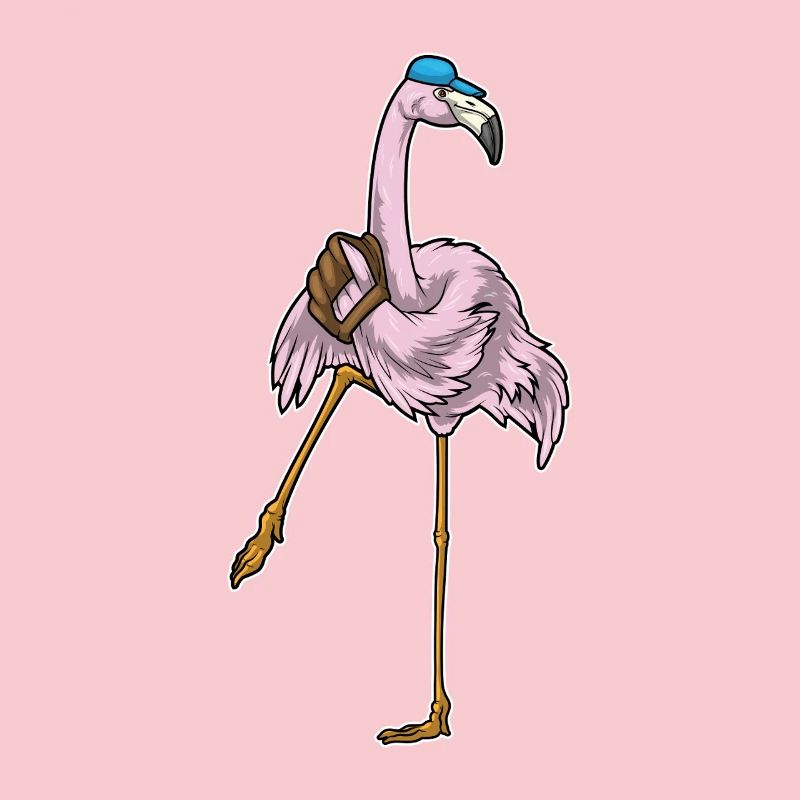 Flamingo Baseball Baseball Glove