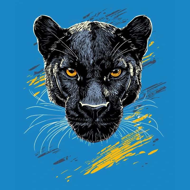 Panthère Léopard Grand Chat Mignon Gros Chat Panter
