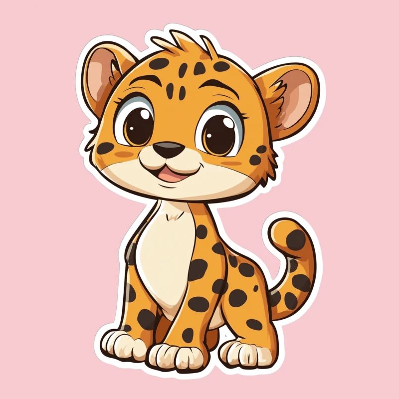 Guépard mignon