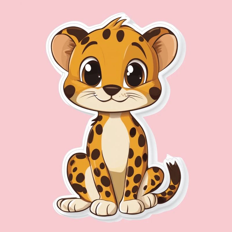 Guépard mignon