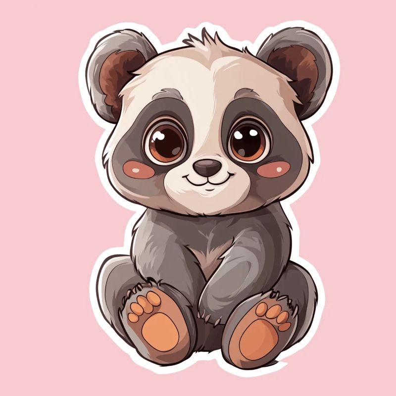 Ours panda mignon