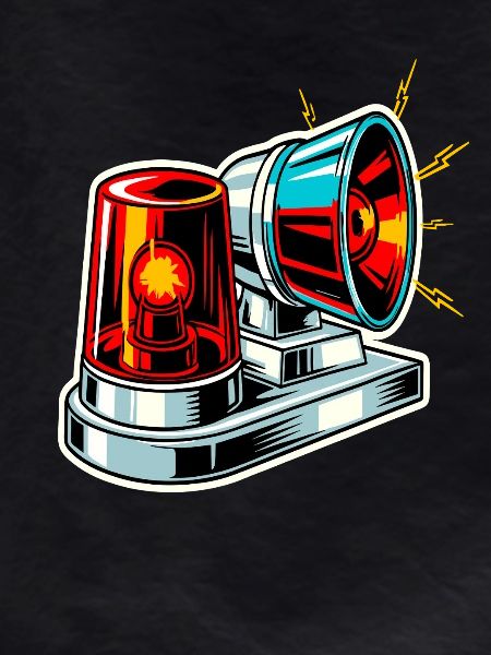 Fire Siren Warning Light