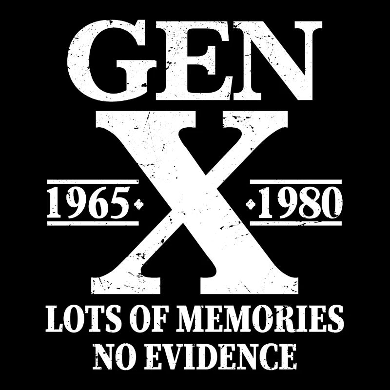 Gen X beaucoup de souvenirs, aucune preuve