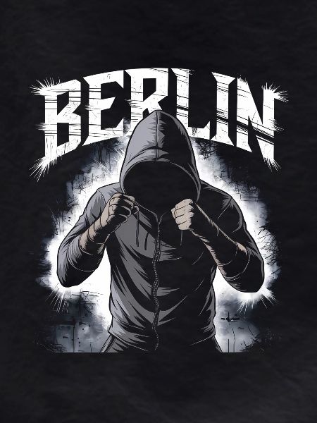 Graffiti-Style Berlin Cityscape