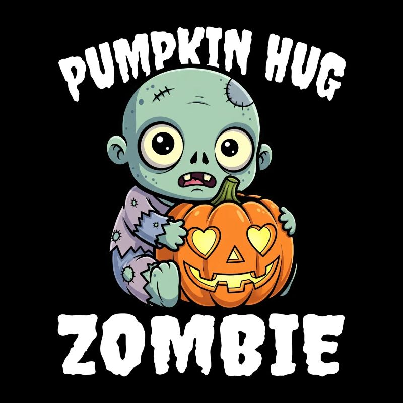 PUMPKIN HUG ZOMBIE - ZOMBIE HALLOWEEN