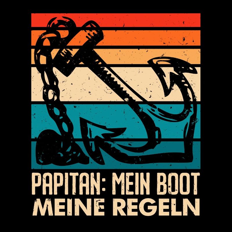Werdender Vater MEIN BOOT MEINE REGELN Lustig