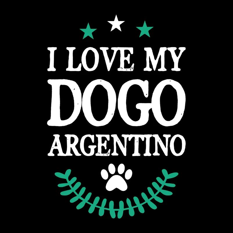 Argentinischer Hundeliebe Statement Design