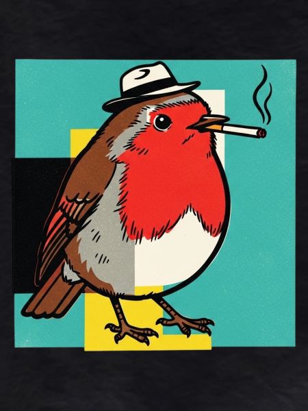 Robin Smoking