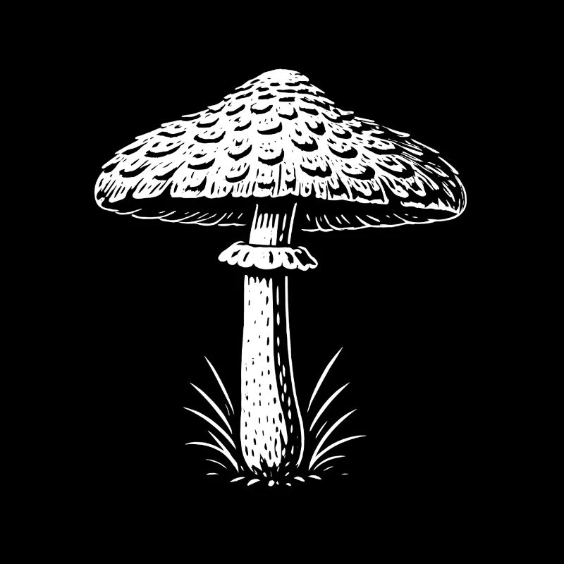 Cueilleur de champignons parasol - Champignons - Dicton