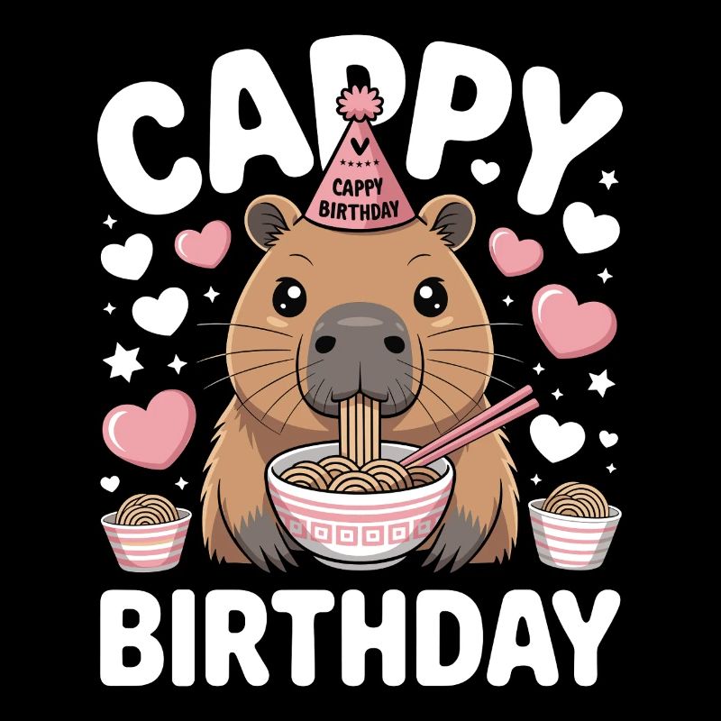 Capybara Ramen Anniversaire de Capy Anniversaire de Capy