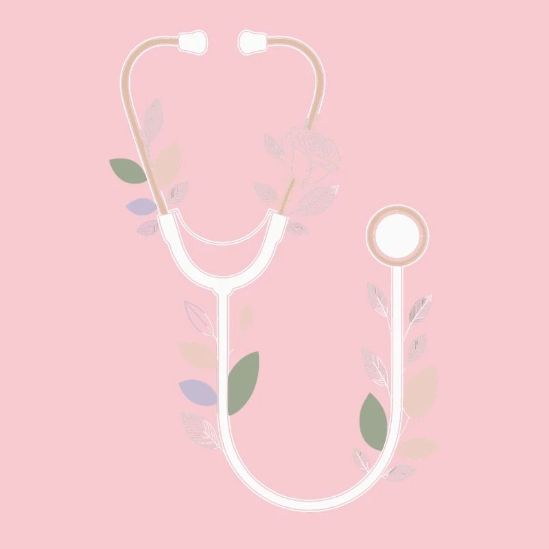Conception de stéthoscope floral