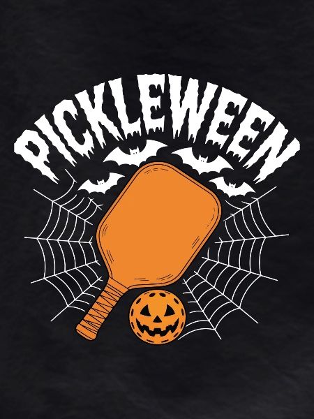 Pickleween Pickleball Funny Halloween