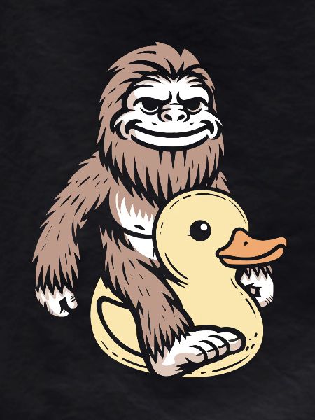 Bigfoot Rubber Duck Duck