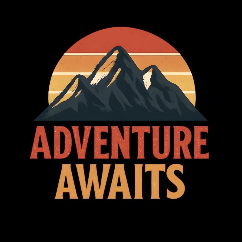 Adventure Awaits – Minimalist Mountains