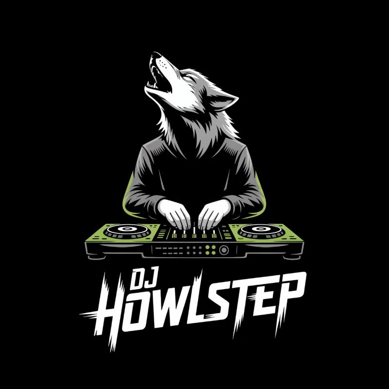 DJ Howlstep Wolf DJ Au mixeur EDM
