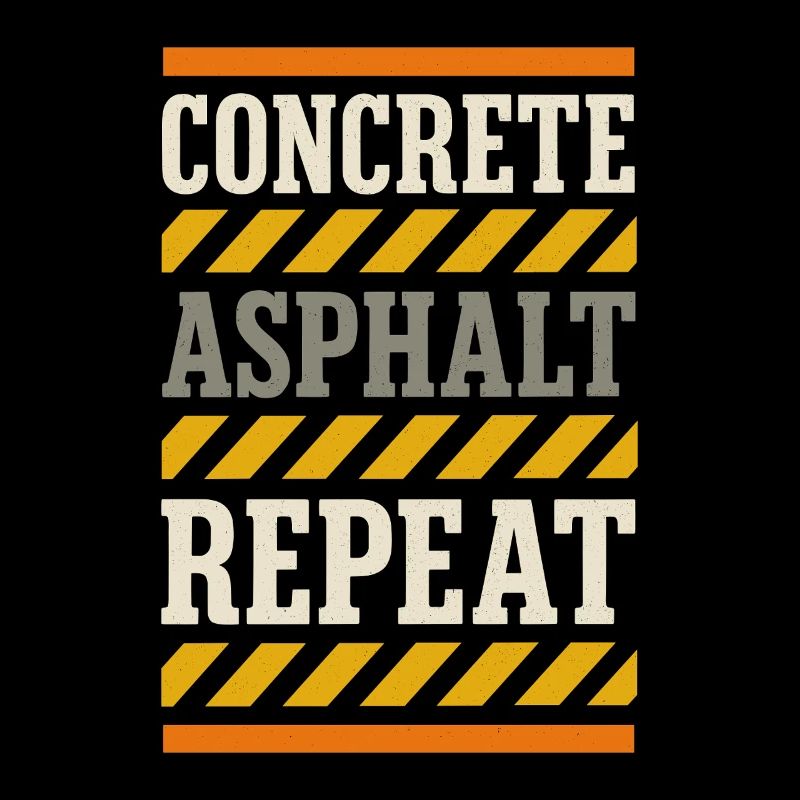 Straßenbauteam Asphalt Betonmannschaft