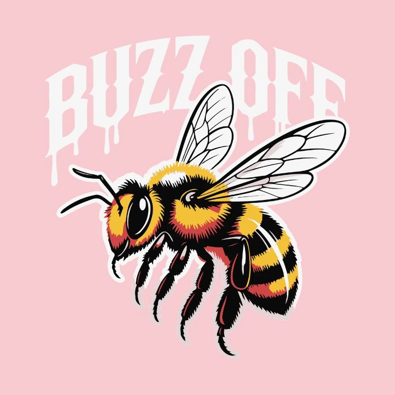 Bee Buzz Off Illustration