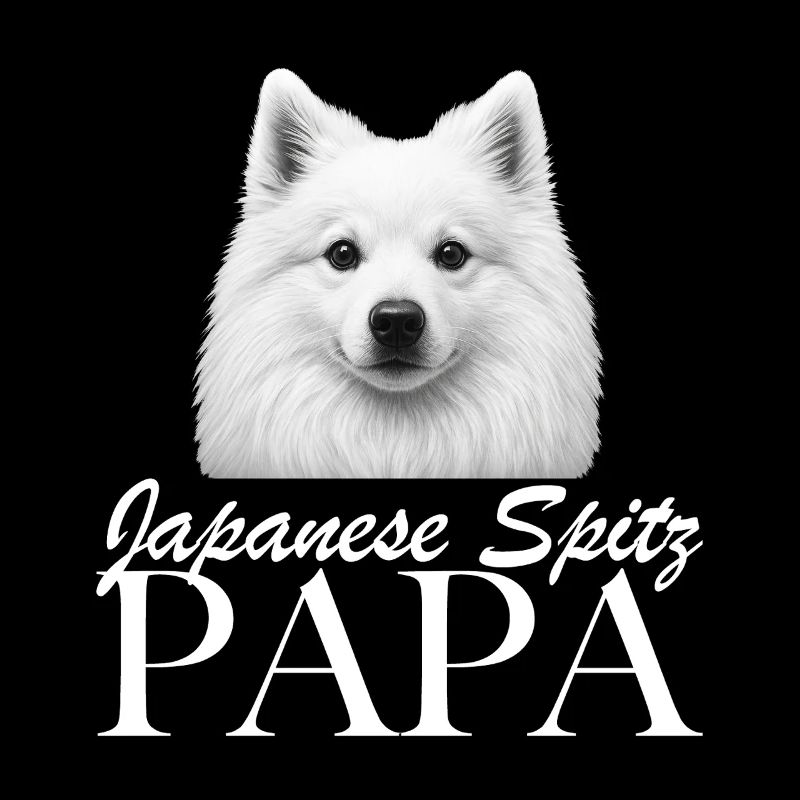 Japanese Spitz Dad Fantasy Design