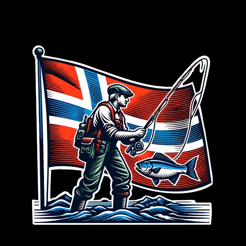 Norwegen Angler Angeln