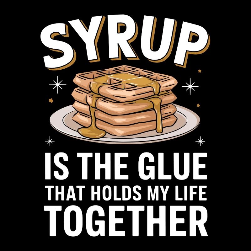 Waffeln Und Syrup Pancakes Waffelsorten Geschenk