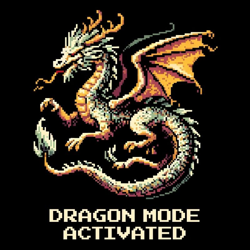 Mode Dragon activé | RPG fantastique Pixel Art