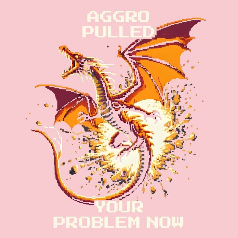 Aggro pulled – your problem | Dragon Pixel Art