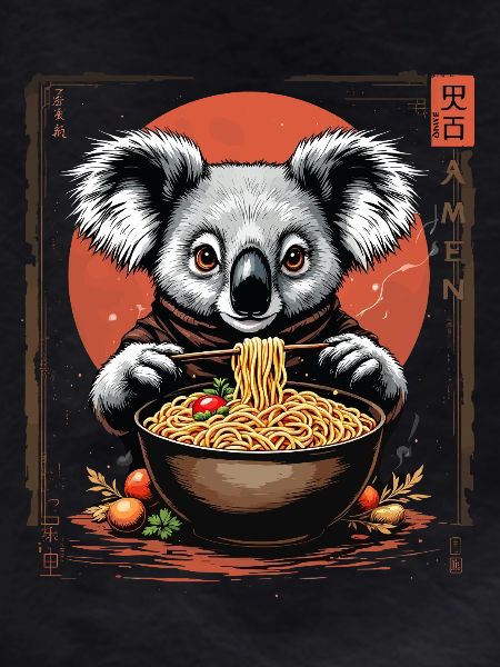 Koala Ramen Art Design