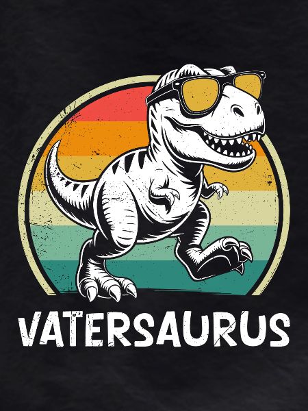 Bald Papa VATERSAURUS Retro Funny