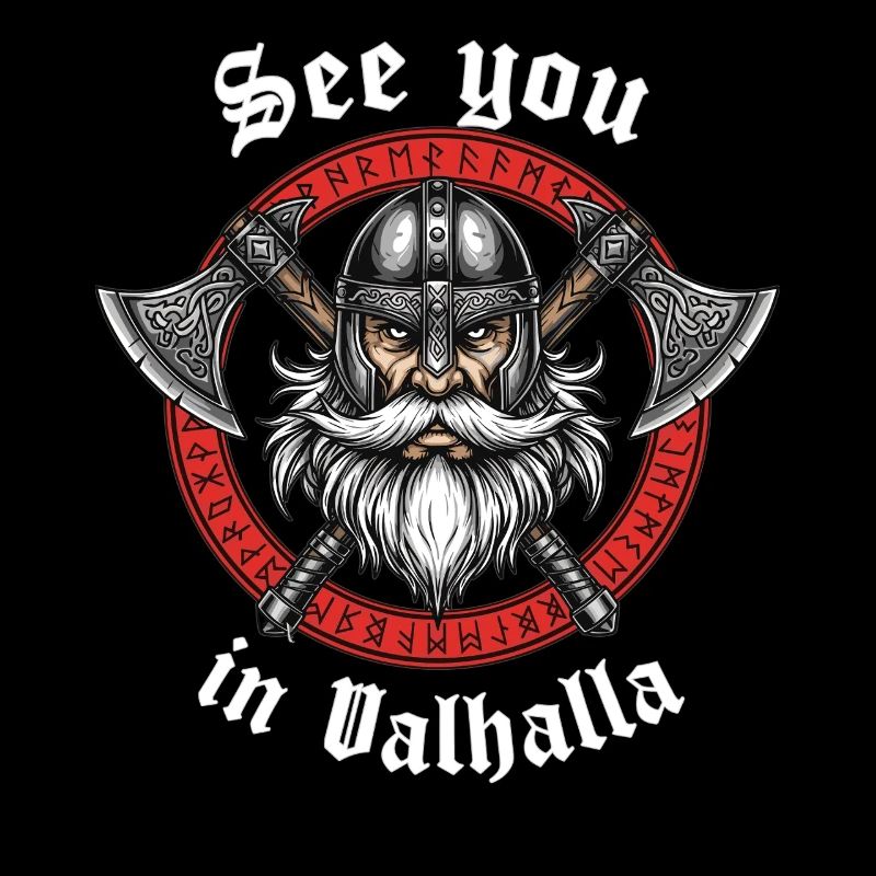 Valhalla Viking Axes Logo