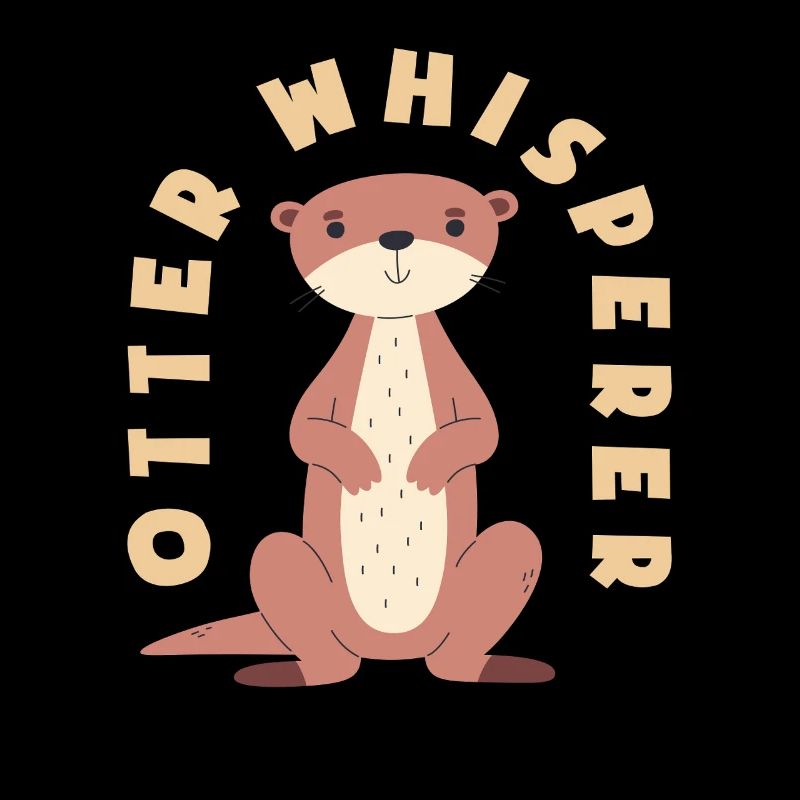 Seeotter Cartoon Flüsterer