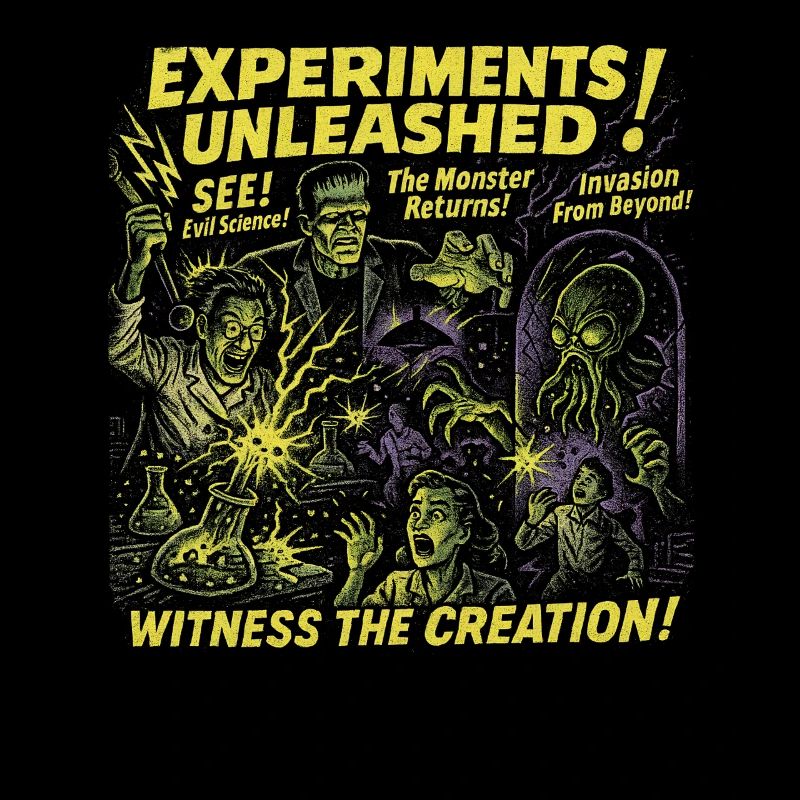 Experiments Unleashed Lab Filmplakat Halloween