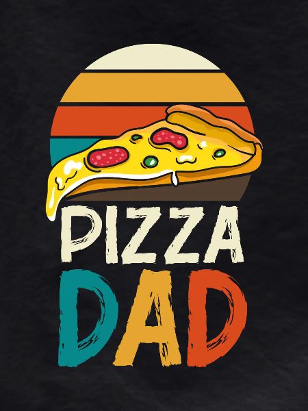 Pizza Dad Retro Logo