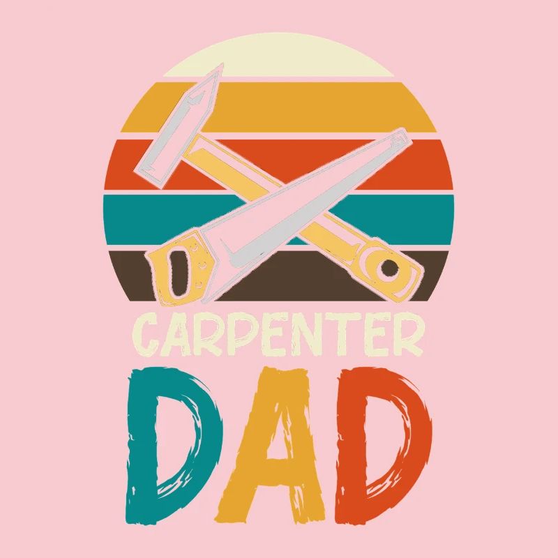 Carpenter Father Retro Tools