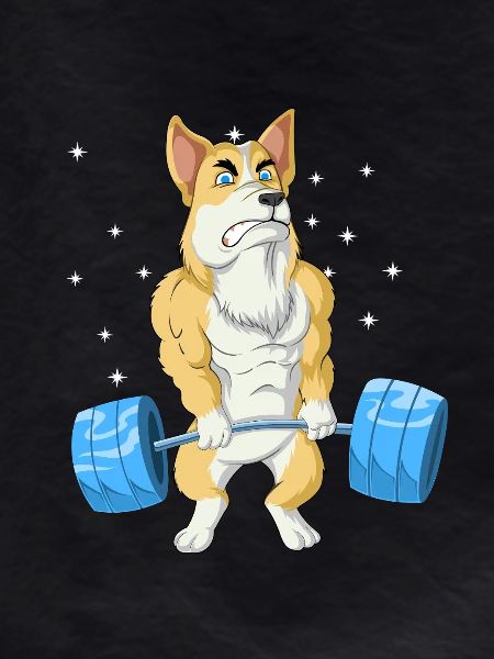Corgi Weightlifting