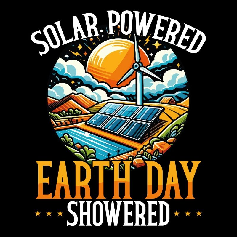 Solar Powered Earth Day Showered