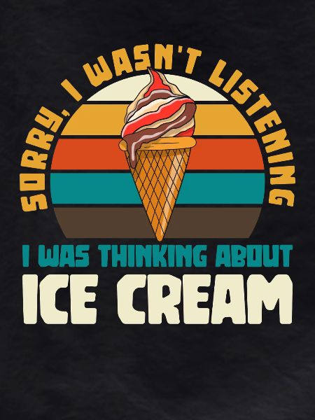 Retro Eiscreme Humor Kreis