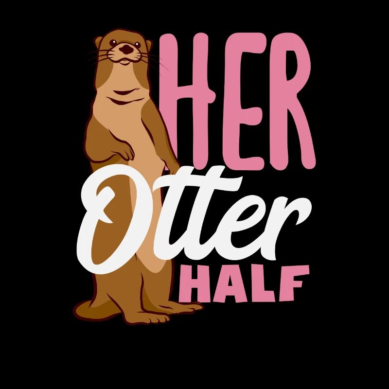 Sea Otter Cartoon Her Otter Half