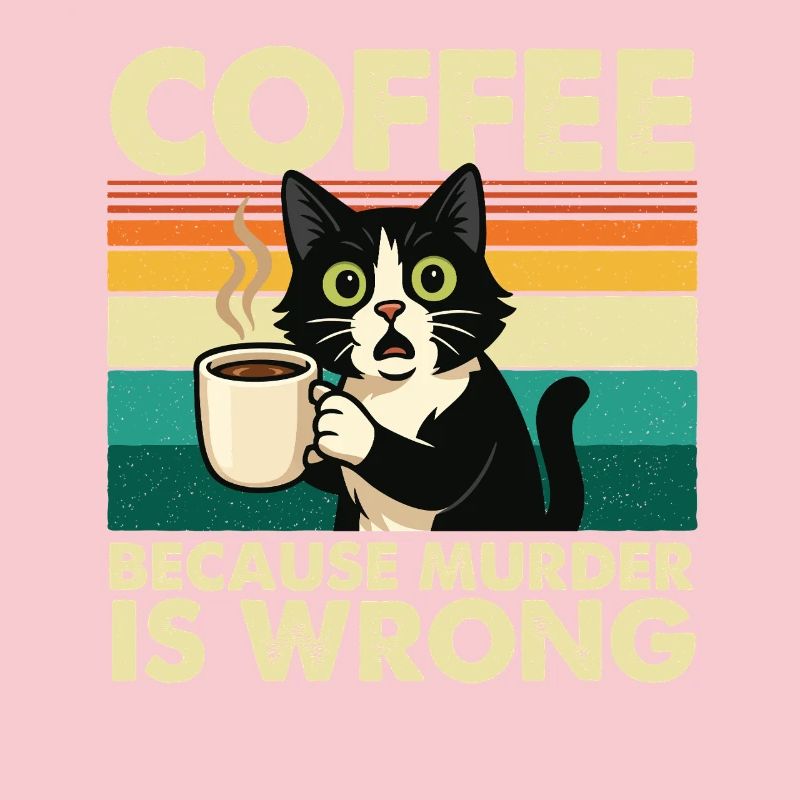 Café : parce que le meurtre est mal, sarcastique