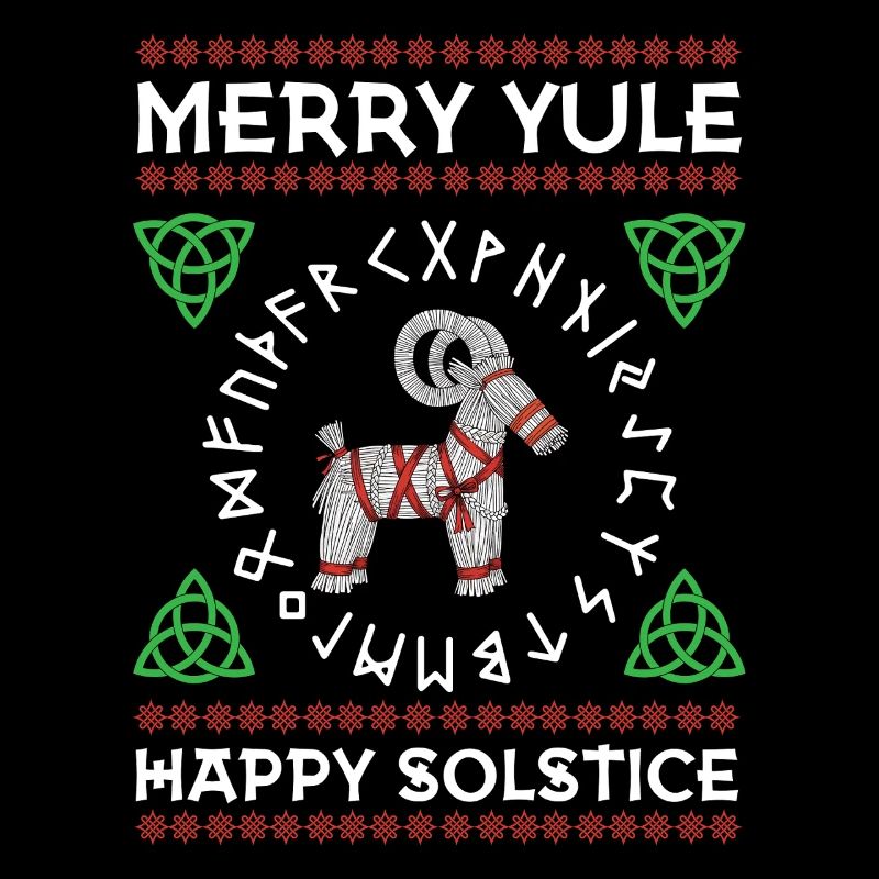 Merry Yule Happy Solstice Yuletide Christmas