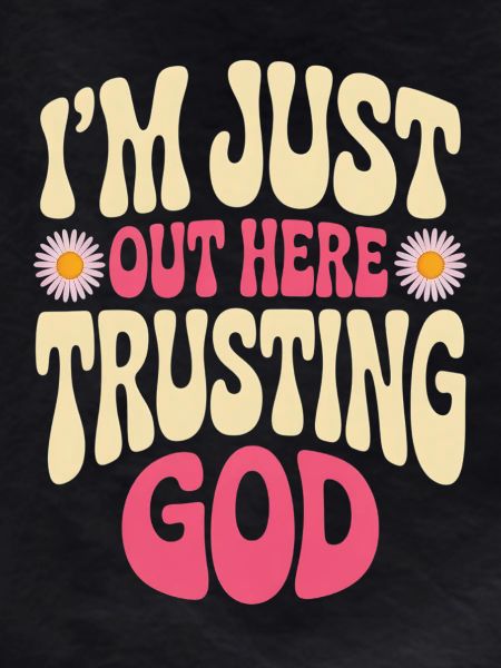 God Trust Motif Shirt