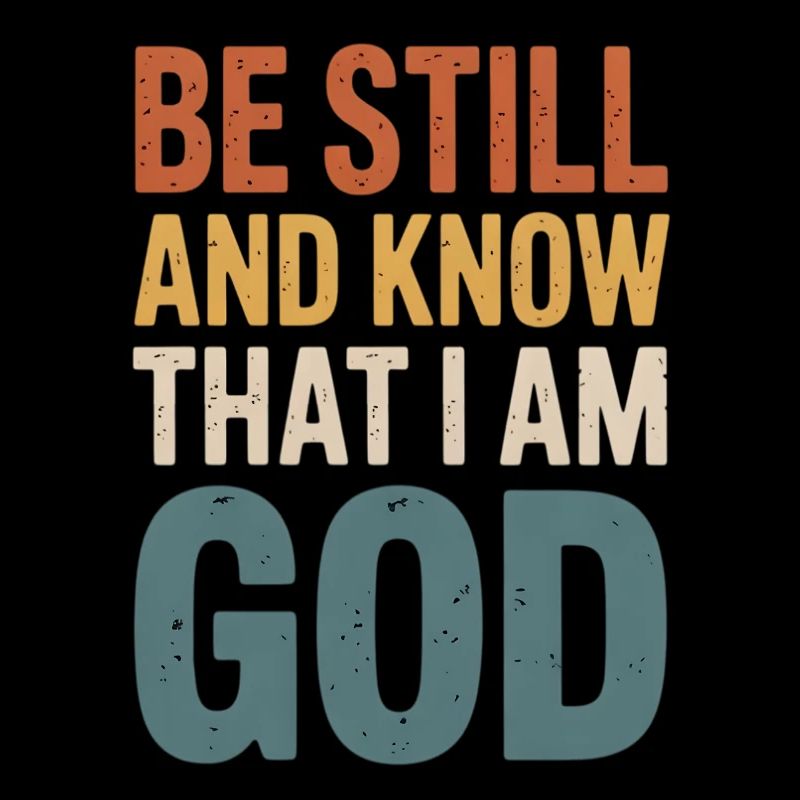 Be Still and Know I Am God – Bible Verse
