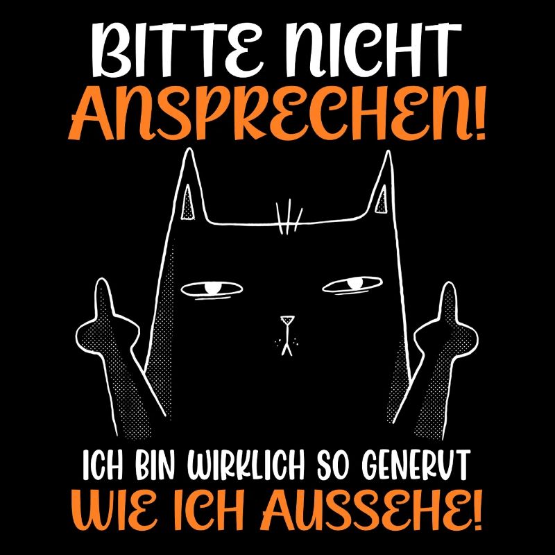 Malle BITTE NICHT ANSPRECHEN Lustiges