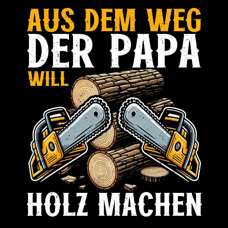 Aus Dem Weg Der Papa Will Holz Machen