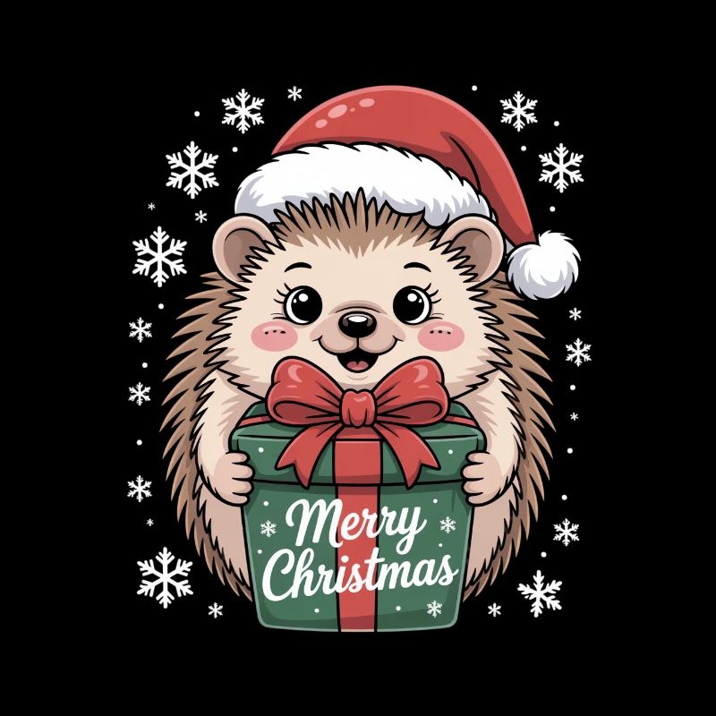 Igel Weihnachten Merry Christmas Geschenk