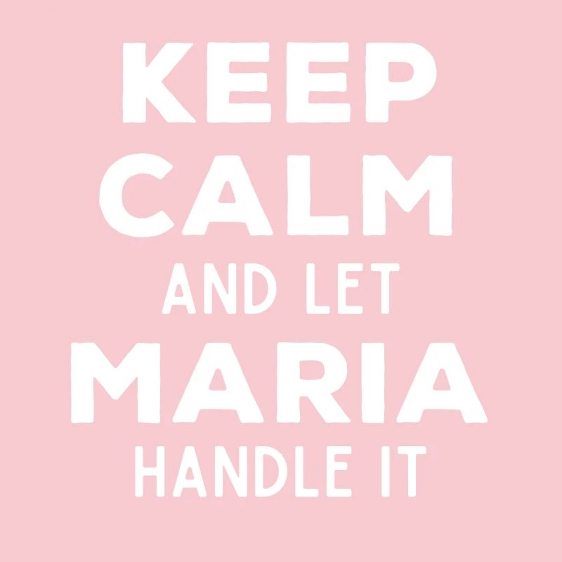 Keep Calm Lass Marie das regeln Lustiger Spruch