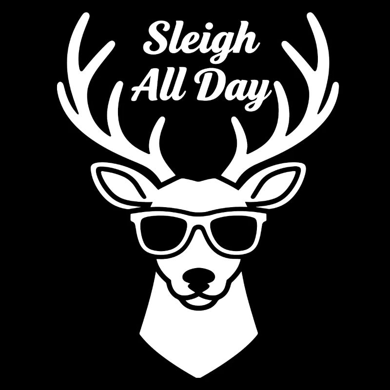 Sleigh All Day Deer Graphic