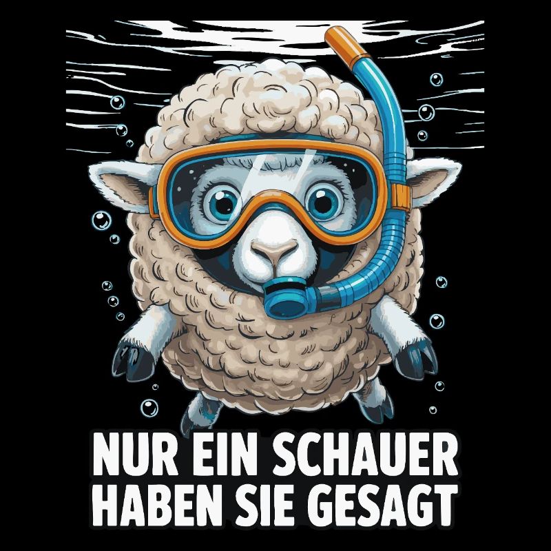 Just a Shower – Funny Sheep Design