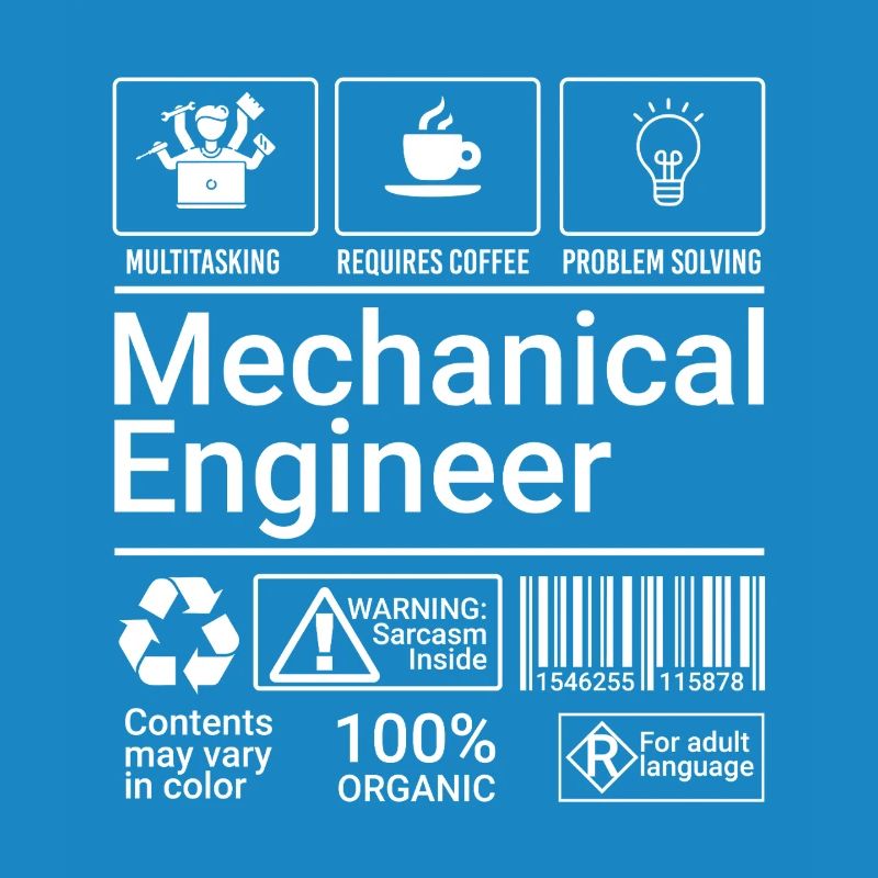 Mechanical Engineer Description Sarcastic Geek