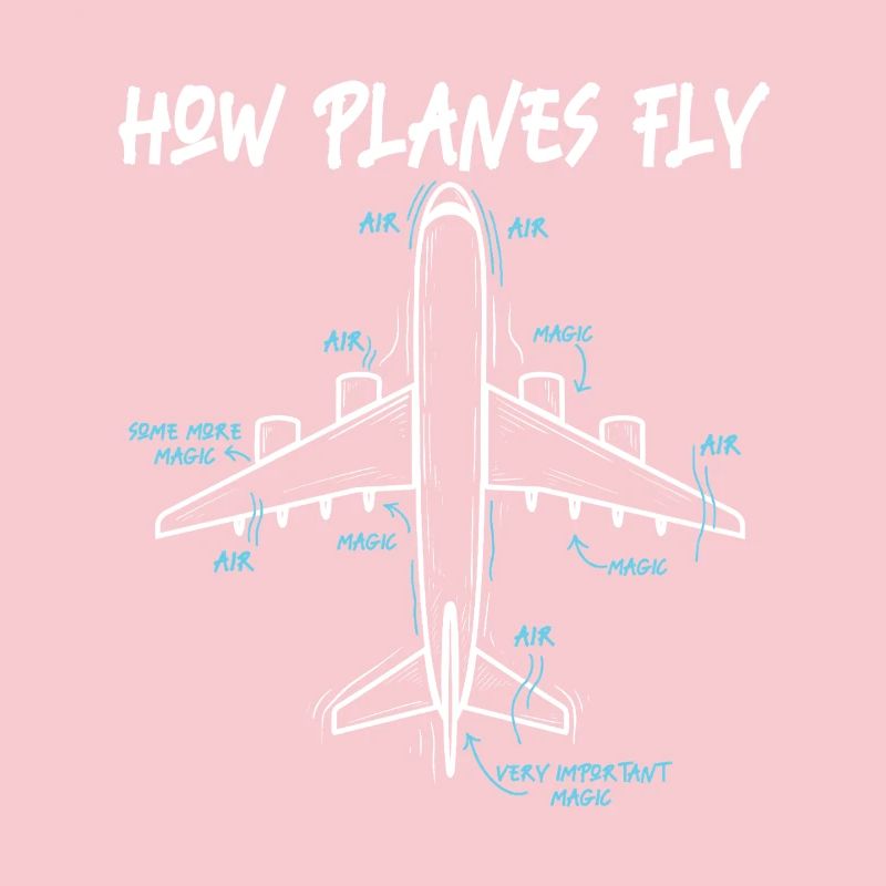 How Planes Fly Funny Aeronautical Engineer Quote